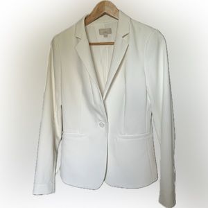 Ann Taylor Loft Ivory Blazer Size 0